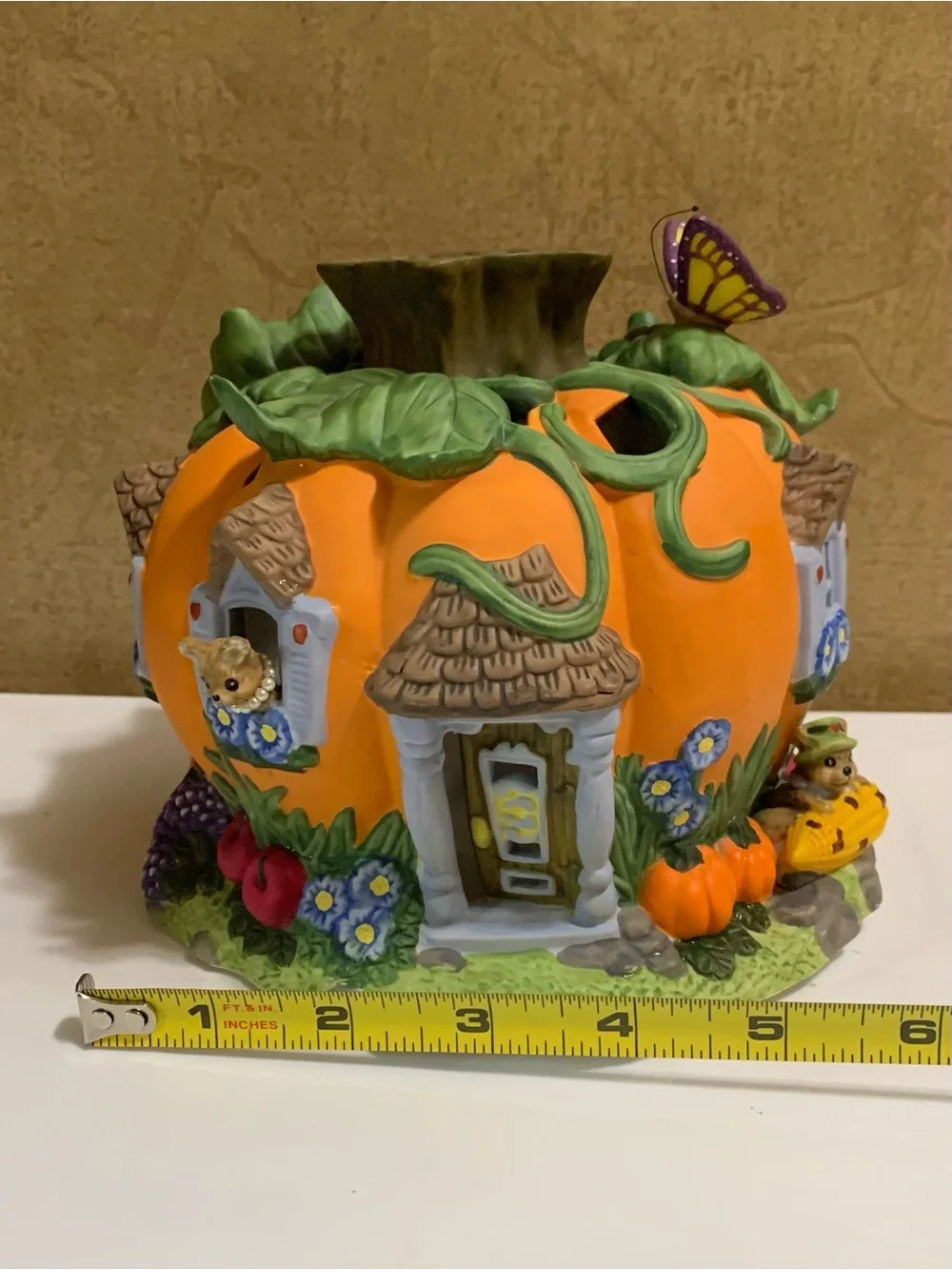 Partylite Harvest Pumpkin Tealight House Candle Holder P7316 NEW in Boxi - Picture 8 of 11